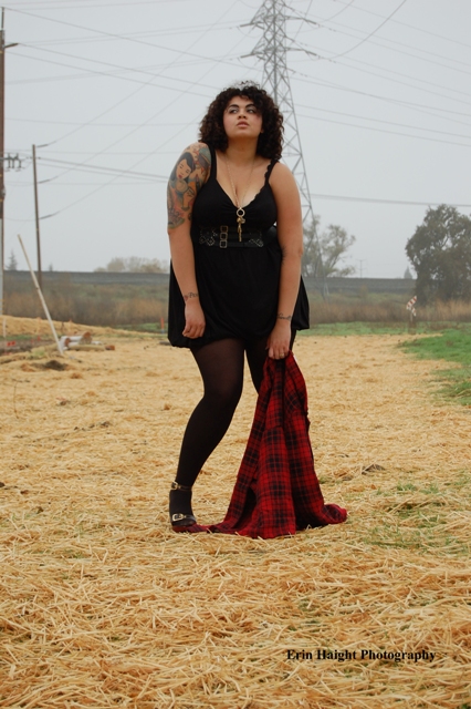 Female model photo shoot of Emerald_Opulence by Erin Haight Photography in west sacramento, wardrobe styled by ForgottenNightshade 