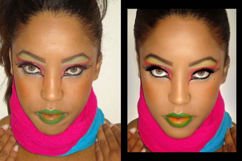 Female model photo shoot of AU Retouch, makeup by Teresa Michele