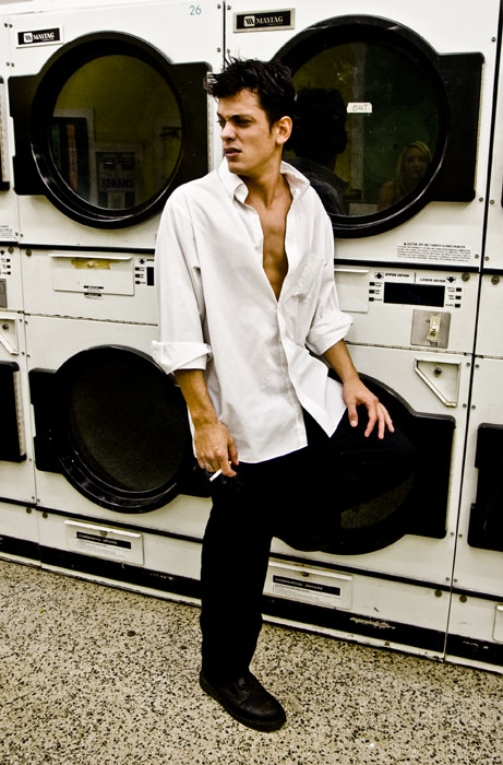Male model photo shoot of Mike Abe by Jonathan Dvoretz