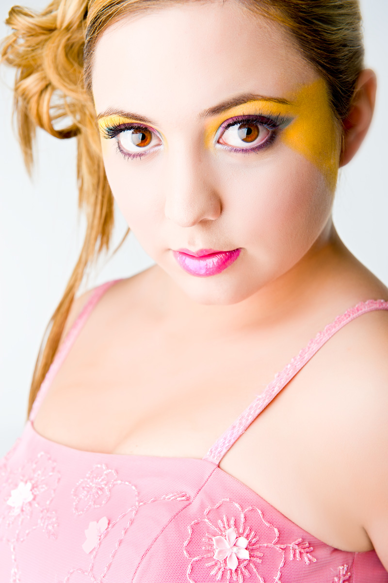 Female model photo shoot of Carolina  K Janeckova, makeup by Carolina Janeckova