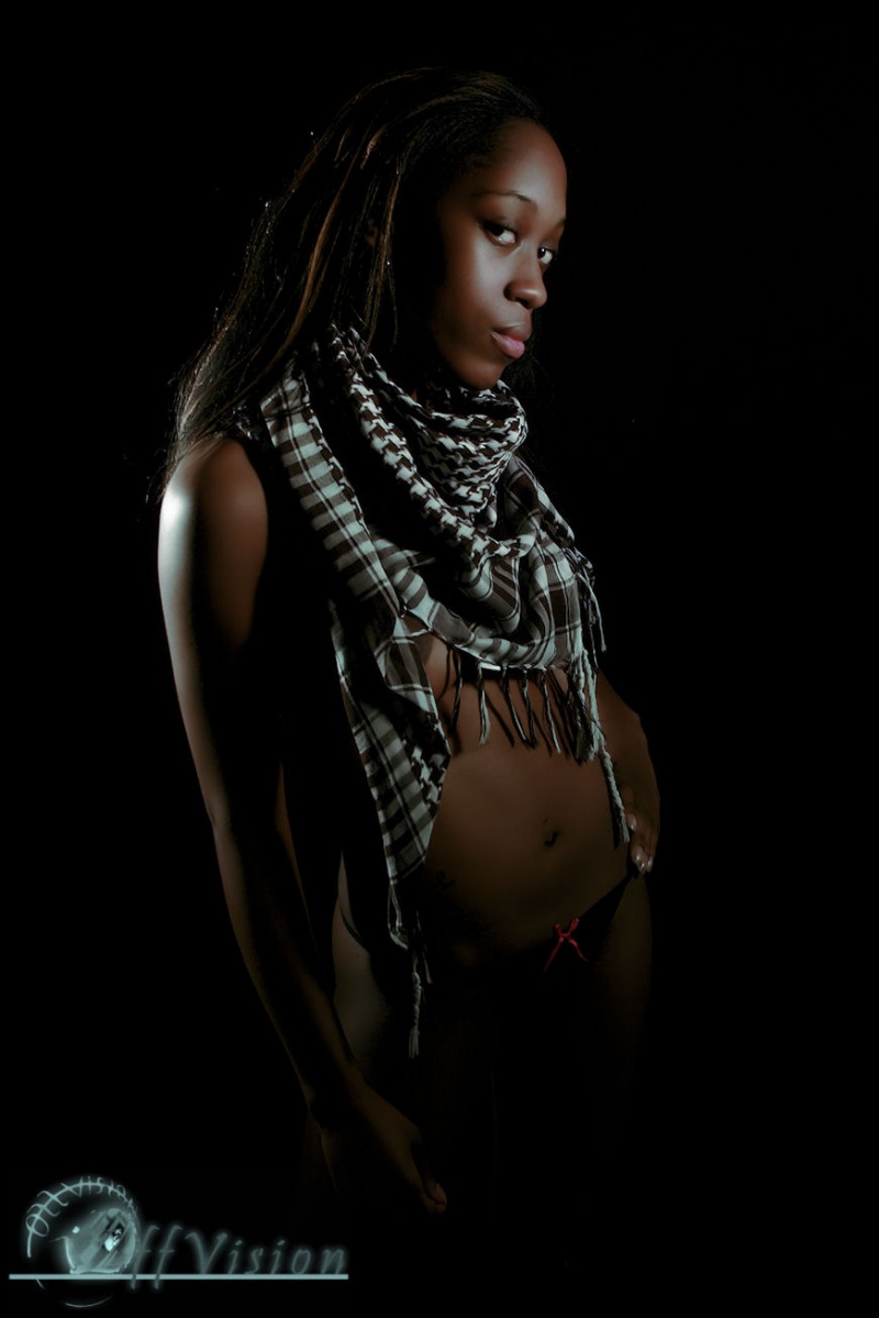 Female model photo shoot of DUNIQU3 by OffVision