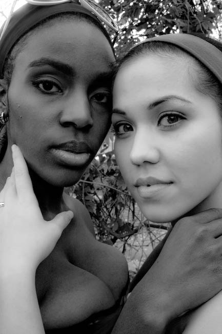 Female model photo shoot of Maya Tremblay and Mynae Louise by N Photography in Alexandria Virginia