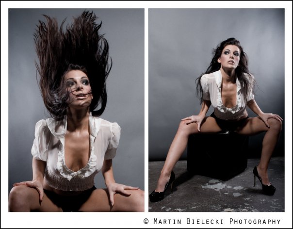 Female model photo shoot of Amy Kitt by M A R T I N, makeup by Olga Onulov