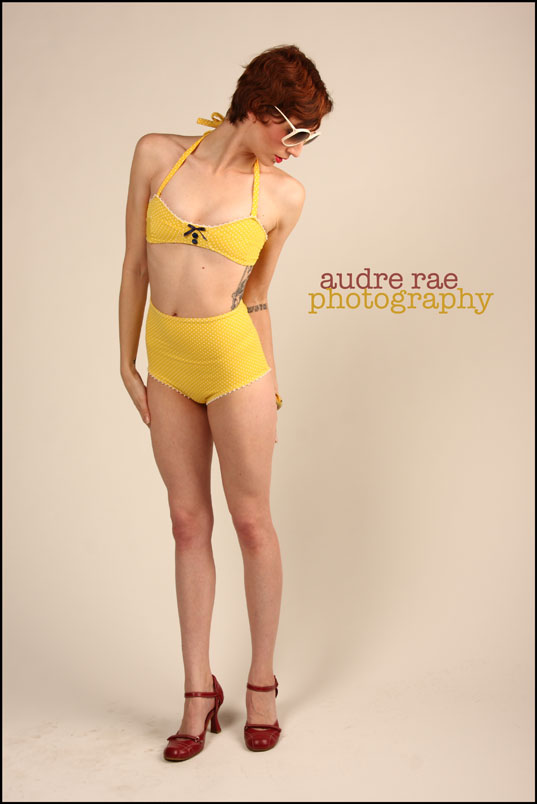 Female model photo shoot of audre rae and Caryn vs the World