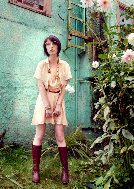 Female model photo shoot of Amanda-Lynn M by Erin McWhirter, clothing designed by Annika -Tibs-