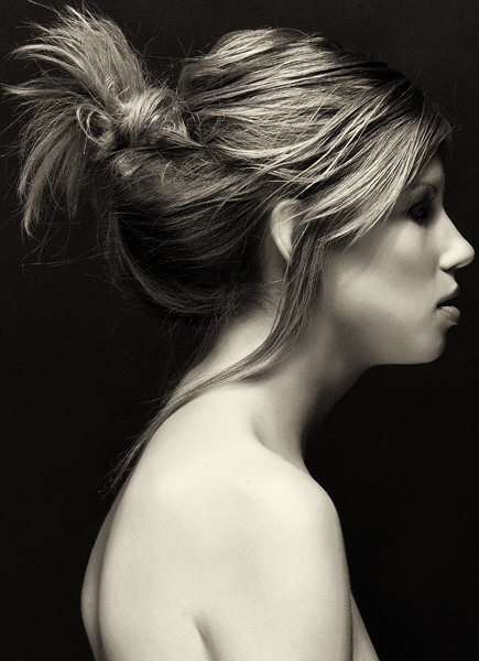 Female model photo shoot of Media Makeup and Boston Blondie by Steffon John Studio