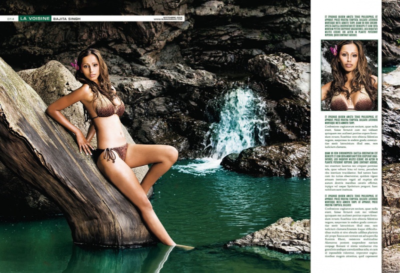 Female model photo shoot of Bajita Singh in Rawdon Falls
