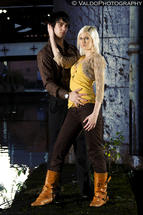 Male and Female model photo shoot of Valdo Photography and Janina Maibaum in Castlefield, Manchester, UK