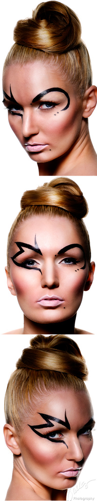 Female model photo shoot of Liene V by Dallas J. Logan, hair styled by Ms MeMi, makeup by Yeikov Makeup Artist
