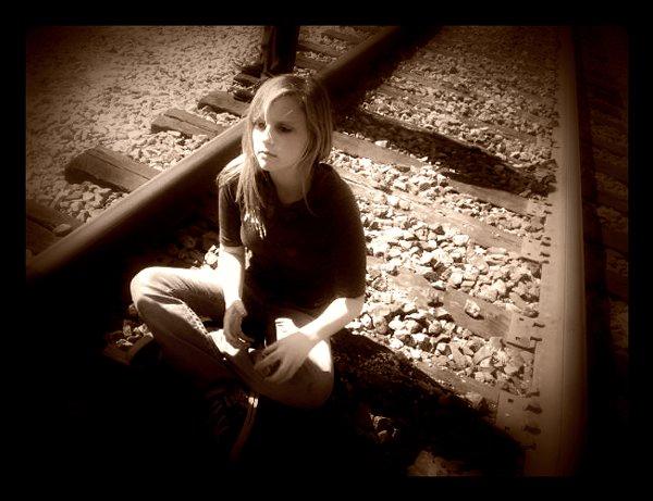 Female model photo shoot of Sonya Talenes in Florida Railroad