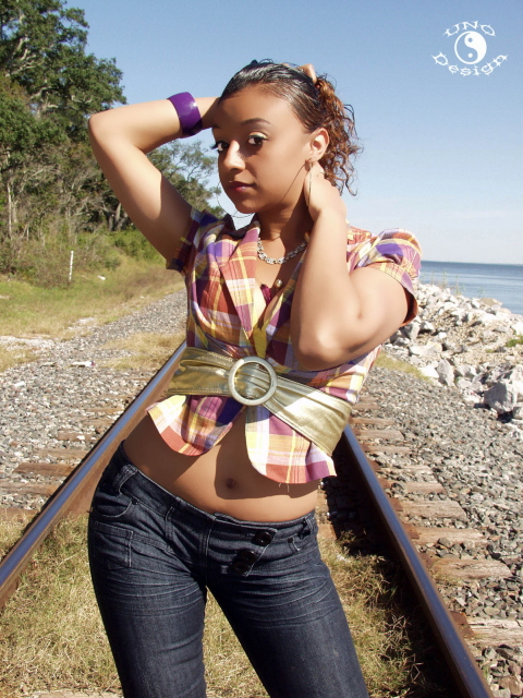 Female model photo shoot of  Sky by UNO Design