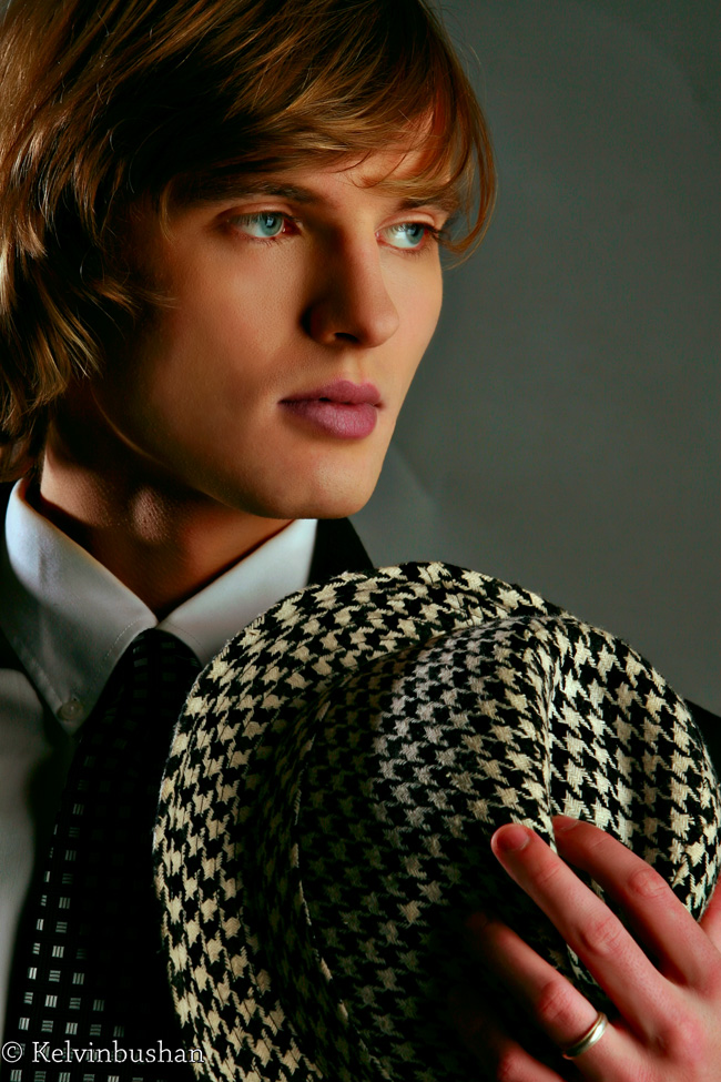 Male model photo shoot of Dominik Burget by Kelvinbushan in JWJ Studio, ATL, makeup by TheAtlantaMakeupArtist