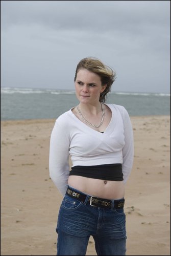 Female model photo shoot of sarah craig in beach