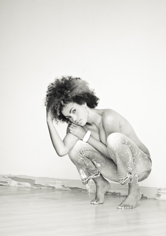 Female model photo shoot of exotica Leila by Hathaway in Atlanta