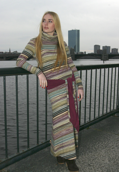 Female model photo shoot of AlenA Designs in Boston, MA