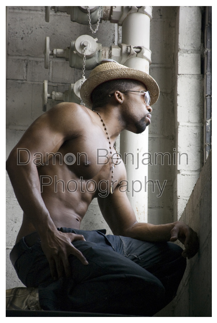 Male model photo shoot of Damon Benjamin  in NYC 