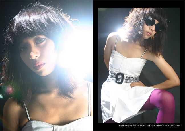 Female model photo shoot of vina monologues by hermawan wicaksono in Eyesee Studio Bandung Indonesia