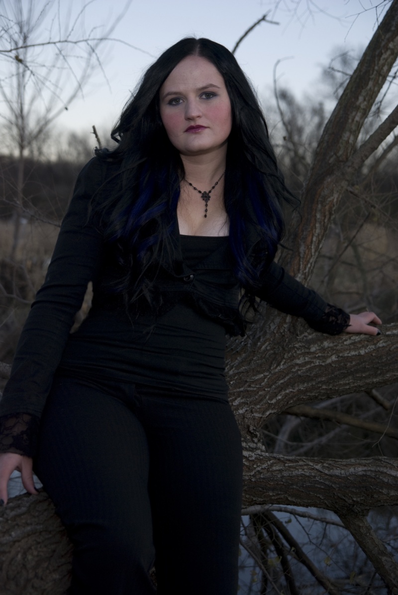 Female model photo shoot of Blue Mayhem by Atris Everson