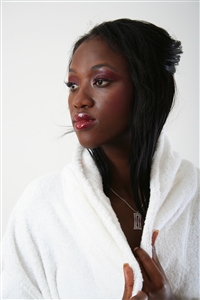 Female model photo shoot of Bee Zuma by Tom Hart Photography, makeup by Mandy Elizabeth Makeup