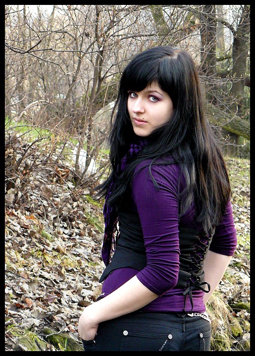 Female model photo shoot of Sora-chan in ChorzÃ³w, Poland