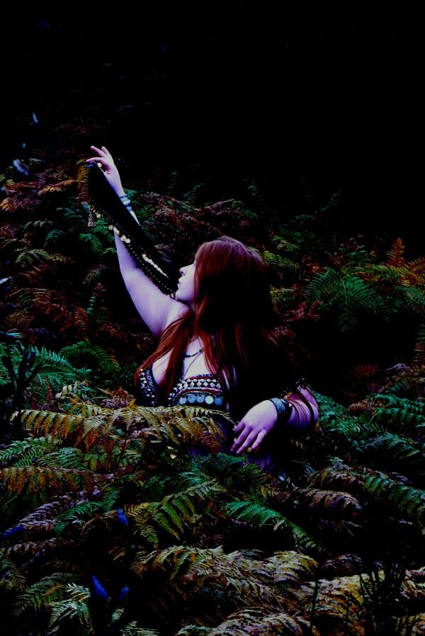 Female model photo shoot of Night Phoenix M by Night Phoenix Art in The hills and forests