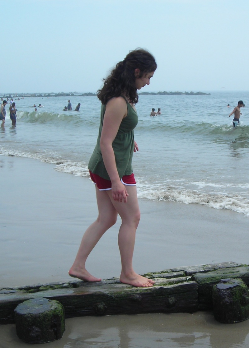 Female model photo shoot of Melissa Lusk in Coney Island