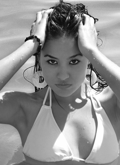 Female model photo shoot of Jennifer Lopez in Lake