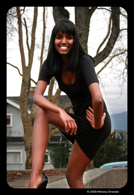 Female model photo shoot of Jeevitha by Melissa Dinsdale in Vancouver