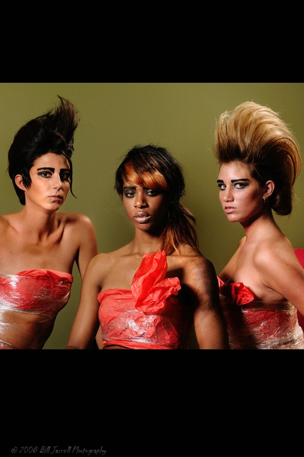 Male and Female model photo shoot of Dennis Clendennen, Sydney_Michelle, TraciG and Cherilee, makeup by Terri Clendennen