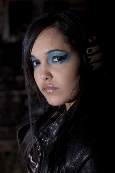 Female model photo shoot of NILSAMARIE by Jason Artiga, makeup by Christina Vega