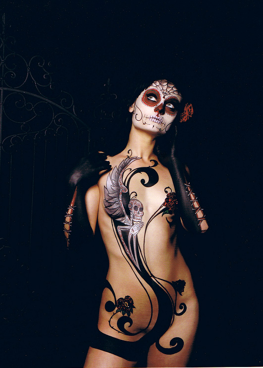 Female model photo shoot of Devious Body Art