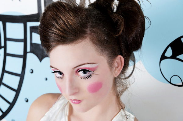 Female model photo shoot of Media Makeup and Kelc-Lee by Carlton SooHoo