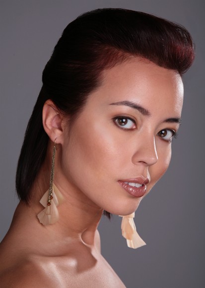 Female model photo shoot of Miz Ghazi Khan, makeup by Nicole Rogers