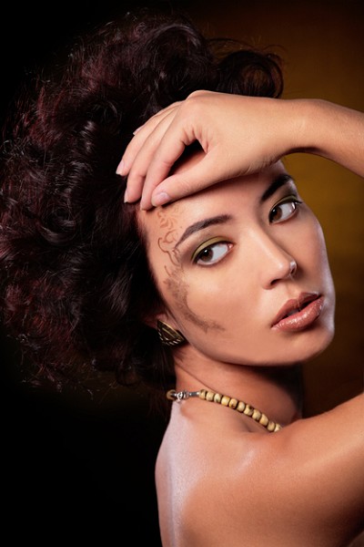Female model photo shoot of Miz Ghazi Khan, makeup by Nicole Rogers