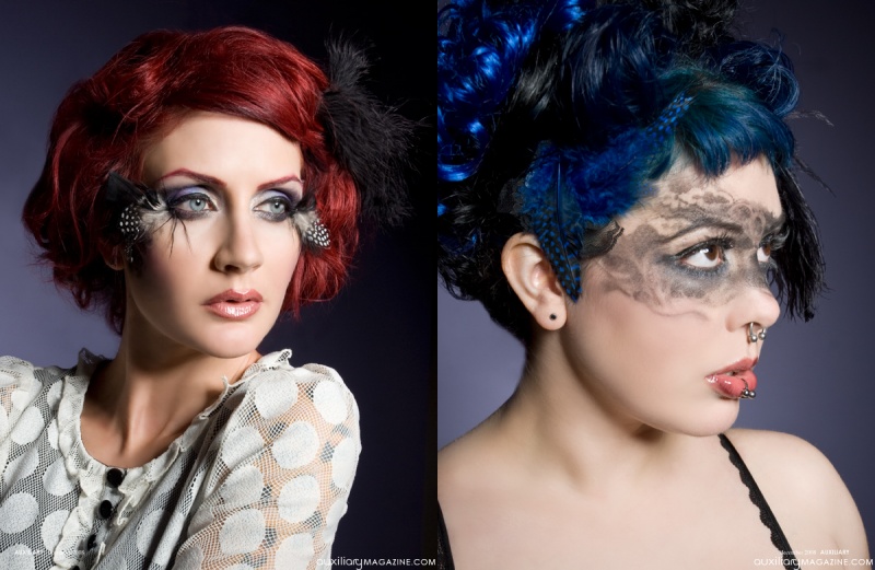 Female model photo shoot of Makeup Massacre and Sharon TK by Jennifer Link in Buffalo, NY, published by Auxiliary Magazine