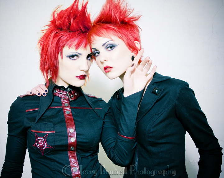 Female model photo shoot of LisaLobotomy and Zoe SS by Jerry Bennett, makeup by Jessie Elise