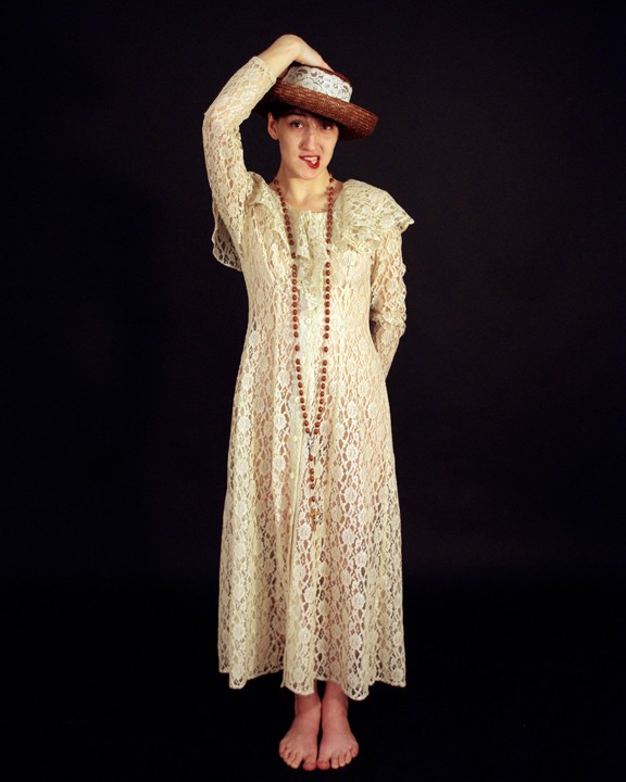Female model photo shoot of NityaPrem by Leaf Standard in Studio