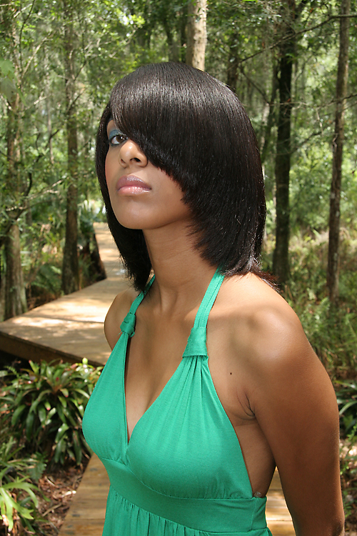 Female model photo shoot of Tish Hankerson Hair MUA in tampa