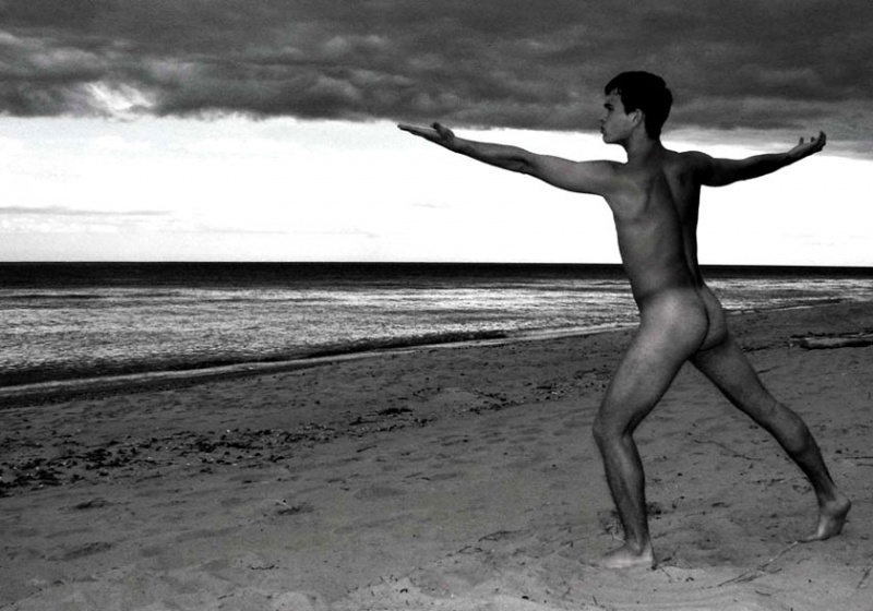 Male model photo shoot of Igor Yermakov in black sea, Ukraine