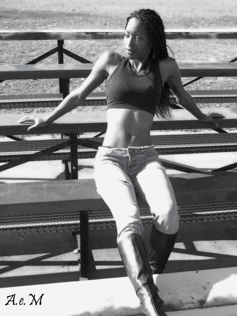 Female model photo shoot of ArianneElizabeth in South Peach Park- Fort Valley, Ga 