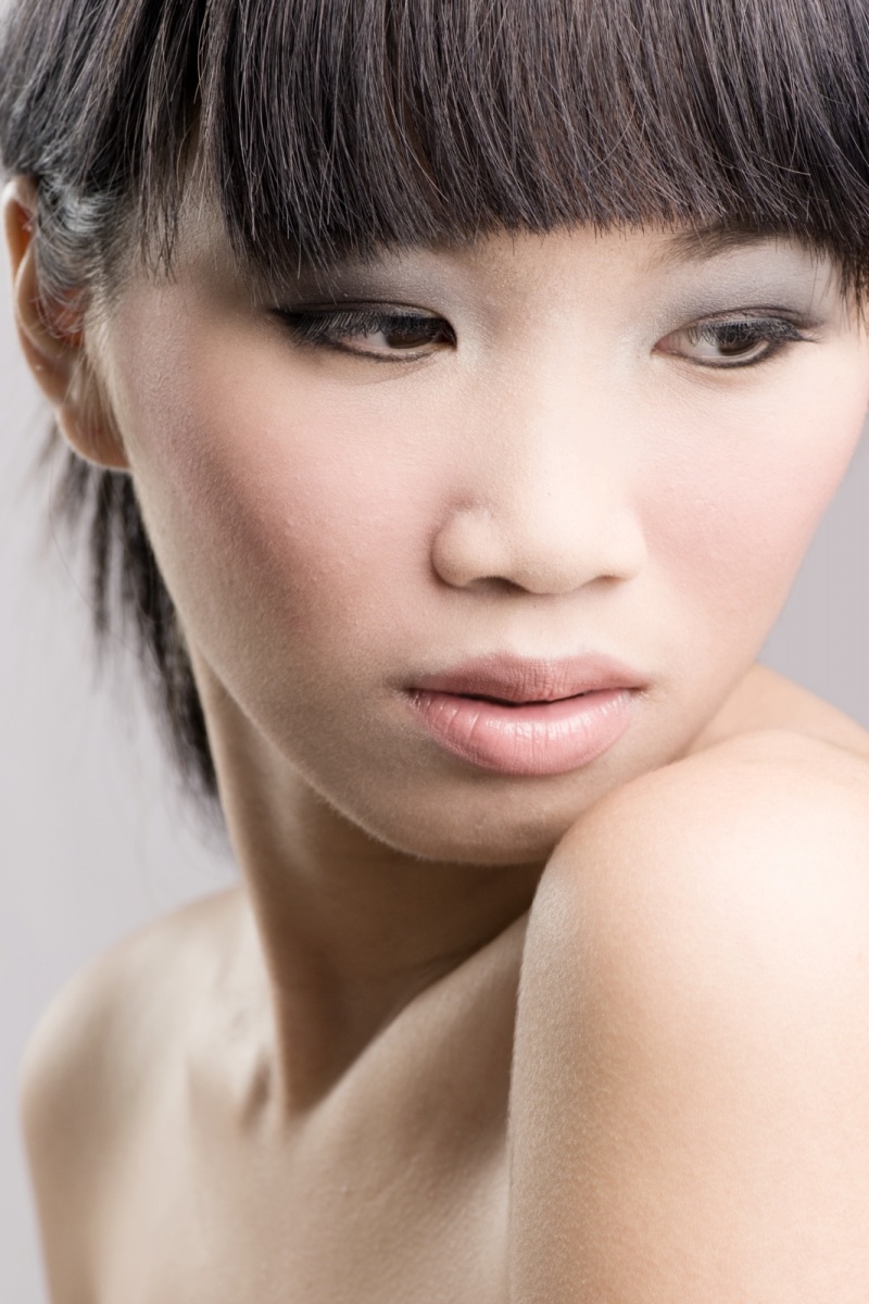 Female model photo shoot of Selina Ng by Sprintist, makeup by Lynette Feng