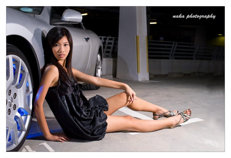 Female model photo shoot of Selina Ng in Punggol MSCP