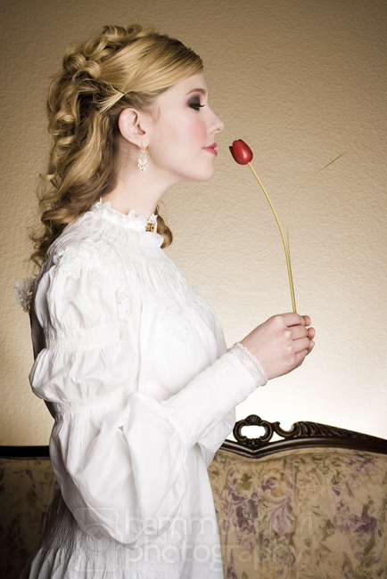Female model photo shoot of Anna Davenport by Hammondovi, makeup by Maris Malone Calderon