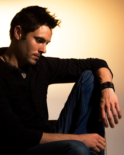 Male model photo shoot of DavidCarrPhoto in IADT studio