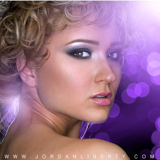 Female model photo shoot of Lauren Pappas by jonathan sorber in Dogparc Studio, makeup by Jordan Liberty