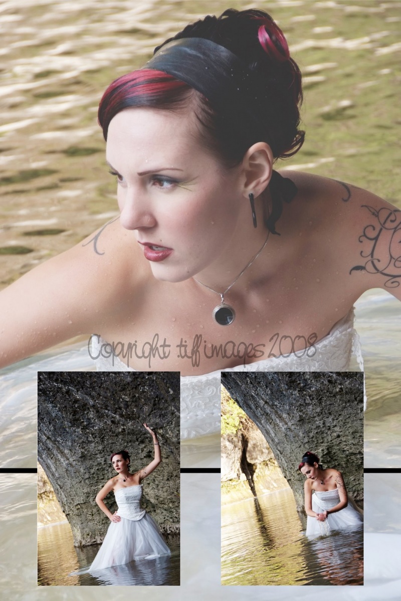 Female model photo shoot of Tiffany I Smith and cazsandra in Elora Gorge 