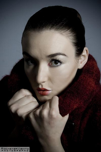 Female model photo shoot of Samantha Crowe by RockstarVanity, makeup by Frances McPate MUA