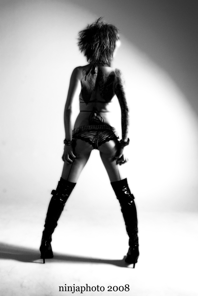 Male and Female model photo shoot of ninjaphoto nudes and Rocket-KJ Ledeboer- in PDX