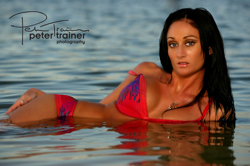 Female model photo shoot of Rhianna Riley by Peter Trainer in noosa