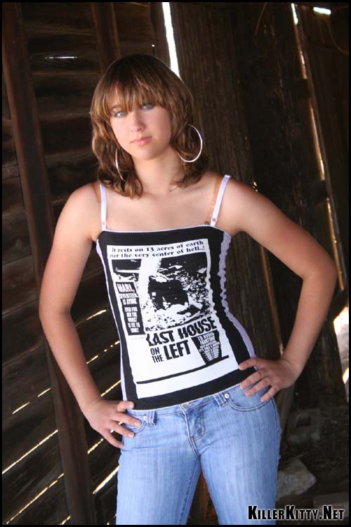 Female model photo shoot of Killer Kitty Clothing in California Desert